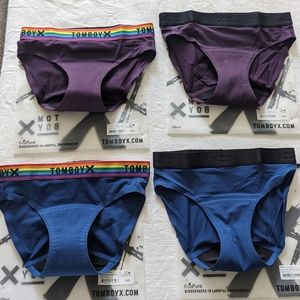 NWT TomboyX First Line Period Bikini Underwear